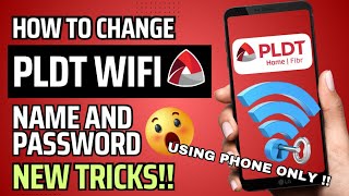 HOW TO CHANGE PLDT HOME FIBR PASSWORD USING PHONE 2023  HOW TO CHANGE PLDT WIFI NAME AND PASSWORD [upl. by Ynnattirb144]