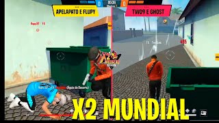 FLUXO TWO9 VS APELAPATO NO X2 MUNDIAL FOI EPICO X2 MUNDIAL WEEDZAO [upl. by Archy]