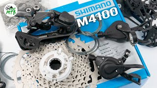 Before Shimano CUES Budget MTB  eBike Deore M4100 vs M5100 Drivetrain 10 and 11 Speed [upl. by Adnirol]