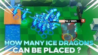 HOW MANY ICE DRAGONS CAN BE PLACED   terramon roblox [upl. by Wolsky]