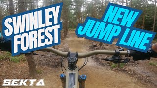 SWINLEY FOREST MTB💥New JUMP LINE Bikini Carwash [upl. by Mundford850]