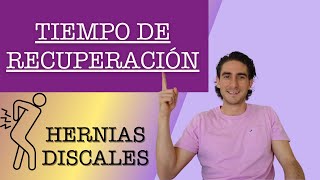 ► Tiempo de RECUPERACIÓN OPERACIÓN DE COLUMNA  Hernias Discales L3L4 L5S1 [upl. by Eamon]