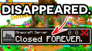 7 Famous Minecraft Servers That DISAPPEARED [upl. by Ottavia]