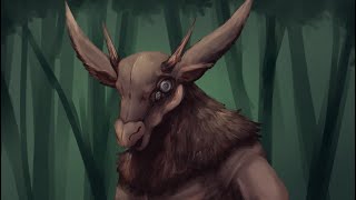 Day 1634 Forest Creature time lapse [upl. by Ahsikal]