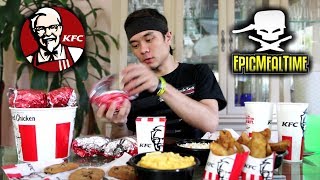 The Challenge EPIC MEAL TIME Failed KFC Full Menu [upl. by Ydiarf]