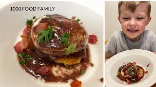 🇫🇷 American Kids Try Oeufs en Meurette  Food 144 of 1000 [upl. by Nylrac]