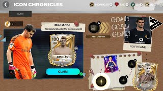 FREE 100 OVR CASILLAS NEW ICON CHAPTERS NEW REWARDS IN FC MOBILE 25 [upl. by Ebarta]