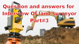 Interview for land surveyor job part3 [upl. by Blodget]