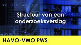 Hoe maak je een profielwerkstuk  Structuur van een onderzoeksverslag en opbouw van een hoofdstuk [upl. by Caves]