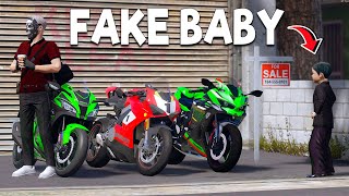 Stealing a BIGBIKES as a Fake Baby sa GTA 5TAGALOG [upl. by Weisbrodt95]