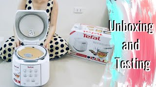 TEFAL RICE COOKER UNBOXING  Tefal RK7321 Easy Spherical Rice Cooker  How to Cook White Rice [upl. by Sisxela]