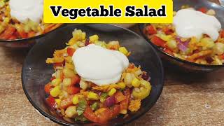 One of the easiest breakfastlunchdinner  Healthy and tasty vegetable salad [upl. by Cleon]