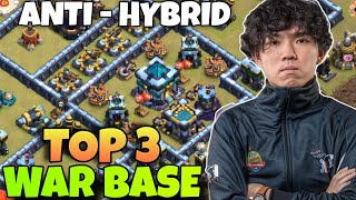 TOP 3 TH13 WAR BASE  TH13 ANTI HYBRID BASE  TH13 CWL BASE WITH LINK [upl. by Ruperto]