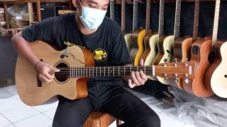 Tes Suara Gitar Yamaha fs400 [upl. by Hooge269]