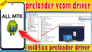 How to install mtk driver MediTek PreLoader USB VCOM [upl. by Ruthanne]