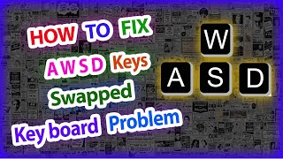 How To Fix AWSD Keys Swapped with Arrow Keys Windows 10 in Tamil [upl. by Sara-Ann72]