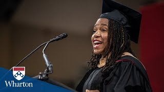 Stacy BrownPhilpot TaskRabbit Keynote Speaker  Wharton Undergraduate Graduation Ceremony 2019 [upl. by Sulienroc942]