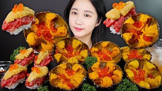 성게알과 연어알의 만남🧡여기가 극락인가🤪성게알 먹방 연어알 먹방  ASMR MUKBANG  EATING SHOW [upl. by Jule]