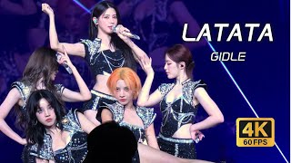 Latata4K fancam 여자아이들GIDLE WORLD TOUR iDOL CONCERT IN HONG KONG 240824 [upl. by Jahdal]