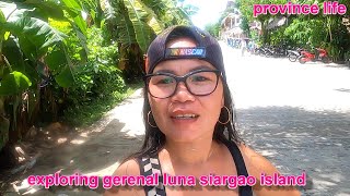 VISITING MY BOYFRIEND IN GENERAL LUNA SIARGAO SIARGAO EXPLORATION PROVINCE LIFE OF SIARGAO [upl. by Nosiddam162]