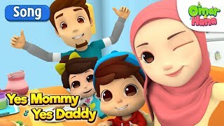 Omar amp Hana  Yes Mommy Yes Daddy  Islamic Cartoon for Kids  Nasheed [upl. by Stacy922]