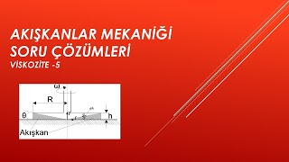 Akışkanlar Mekaniği Soru Çözümleri VİSKOZİTE 5 [upl. by Swanhildas451]