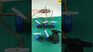 Servo motor controlling with PWM servo motor driver [upl. by Hephzipah]