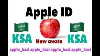 How to create Apple ID KSA  New Update [upl. by Yecnay]