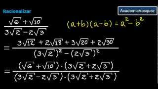 Racionalización Ejercicio 7 [upl. by Eleanore142]