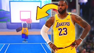 LEBRON JAMES TAKES OVER ROBLOX HOOPZ [upl. by Layap]