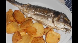 ORATE AL FORNO SEMPLICI E VELOCI SENZA OLIO  RICETTA LIGHT The baked bream [upl. by Urana907]