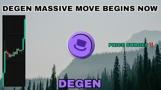 DEGEN TOKEN MASSIVE MOVE IN OCTOBER 2024‼️ DEGEN BASE MEMECOIN PRICE SURGES AFTER COINBASE LISTING‼️ [upl. by Jedd]