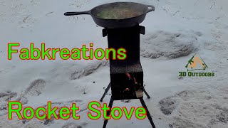 Fabkreations Rocket Stove Review [upl. by Airdnekal]