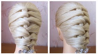 Tuto coiffure simple et rapide cheveux mi longlong pour lécolecollègetravail [upl. by Ihcur498]