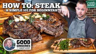 A Simple Steak Recipe for Beginners  Blackstone Griddles [upl. by Esinaej]