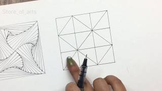 6 Easy Doodle Patterns for beginners  Zentangle art  Patterns for Doodling  Part1 [upl. by Grimona]