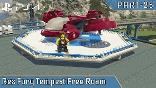 Lego City Undercover PS4 Remastered Rex Fury Tempest Free Roam flight Around Map [upl. by Shaylah]