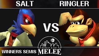 MNM 372  Winners Semis  TLOC  Salt Falco VS Ringler DK  SSBM Melee [upl. by Almallah]