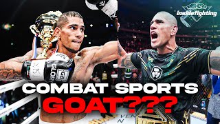 Some MMA fans are calling Alex Pereira the quotCombat Sports GOATquot after UFC 295 win  Fight SZN [upl. by Guillermo945]