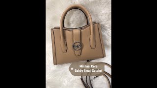 Michael Kors Gabby Small Satchel Quick Review [upl. by Itnavart]