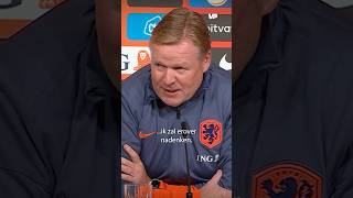 ⏳🇳🇱 Moet Koeman Maatsen opstellen tegen Duitsland 👀 oranje koeman nationsleague [upl. by White]