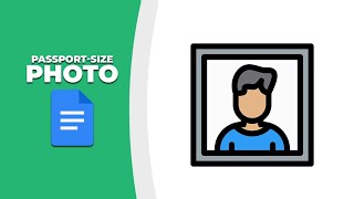 How to make a passport size photo in Google Docs [upl. by Ecertak]