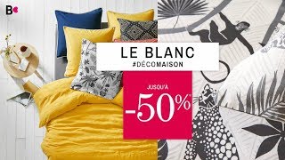 Le Blanc Blancheporte  opération petits prix jusqu’à 50 [upl. by Orimisac]