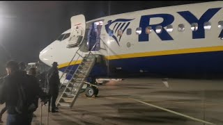 Ryanair Milan bergamo to copenhagen denmark  Ryanair B737 flight review [upl. by Adolpho253]