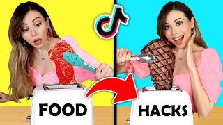 Trying VIRAL TikTok Food Hacks  Testing Food Hacks [upl. by Dowzall]