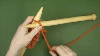 Knitting Tutorial  Purl Stitch  Alices Bear Shop [upl. by Montagu]