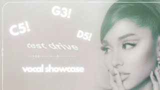 ariana grande  test drive vocal showcase [upl. by Jenkel]