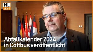 Cottbus  Neuer Abfallkalender 2024 veröffentlicht [upl. by Palladin]