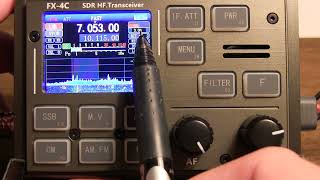 355 Radio Review FX4C SDR QRP Transceiver  Review of features and operating controls [upl. by Esahc790]