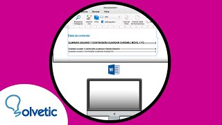 ✔️ Cómo HACER un INDICE en WORD MAC  TABLA de CONTENIDO [upl. by Nirrak]